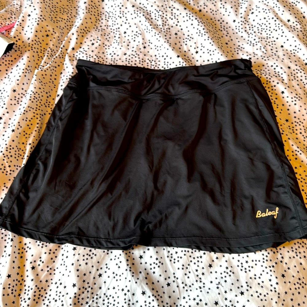 Baleaf Tennis Skort Black Size Large GUC B928